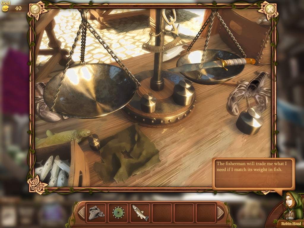 Robin's Quest: A Legend Born (Windows) screenshot: Trade scales