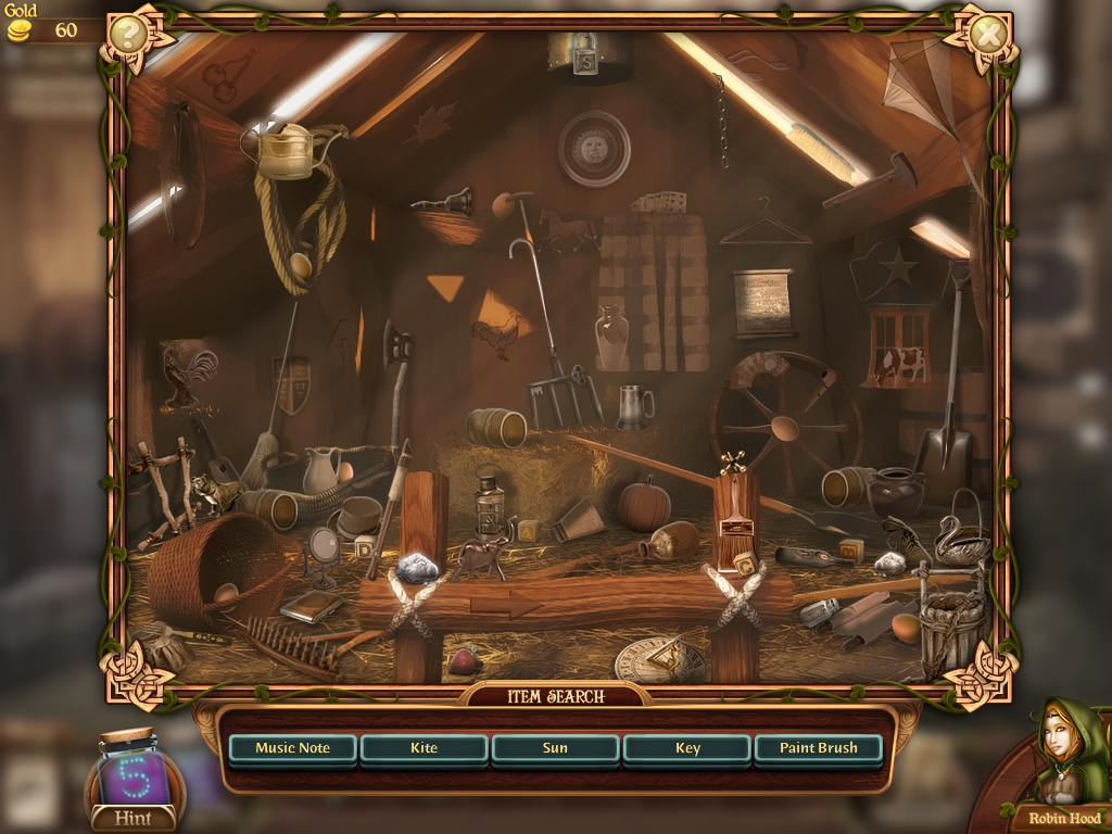 Robin's Quest: A Legend Born (Windows) screenshot: Top of the barn