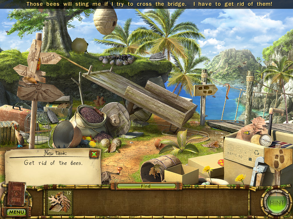The Treasures of Mystery Island: The Gates of Fate (Windows) screenshot: Beehive
