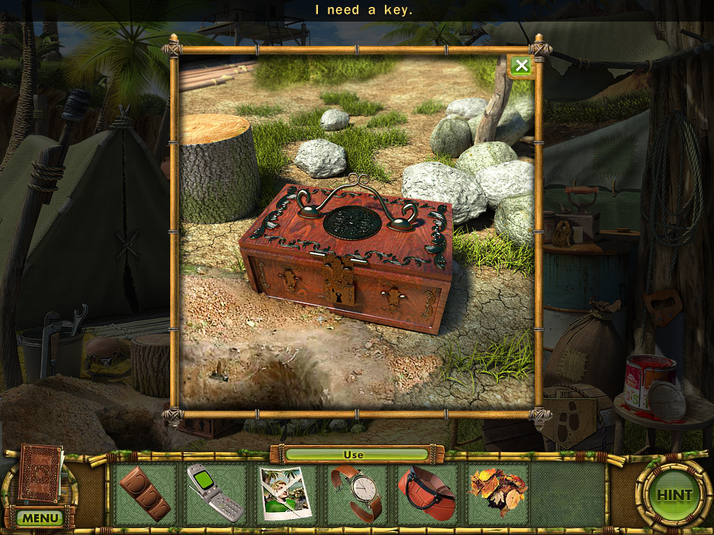 The Treasures of Mystery Island: The Gates of Fate (Windows) screenshot: Box