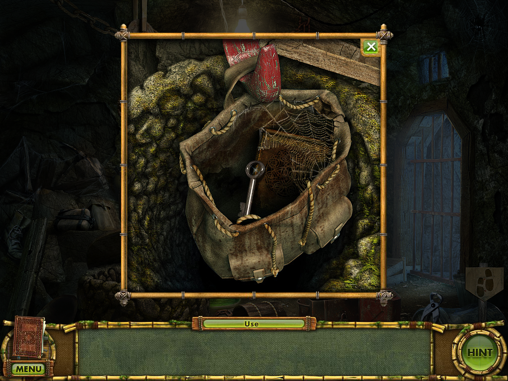 The Treasures of Mystery Island: The Gates of Fate (Windows) screenshot: Backpack