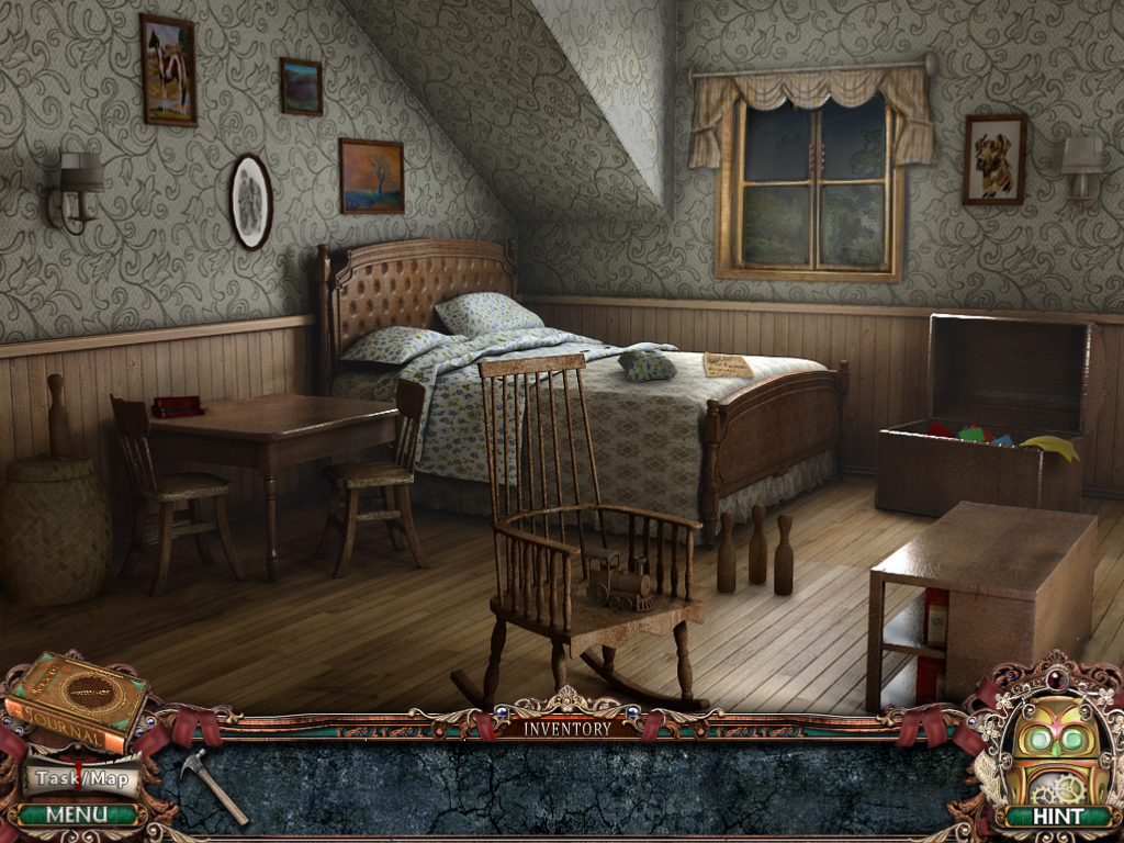 Victorian Mysteries: Woman in White (Windows) screenshot: Bedroom