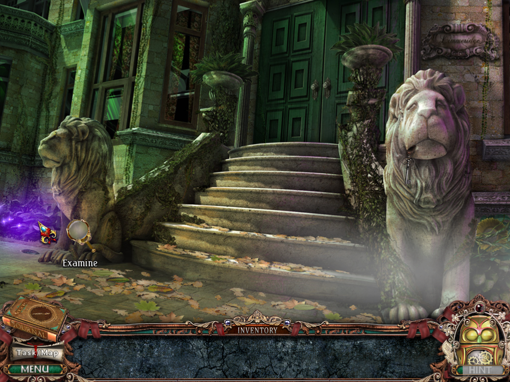 Victorian Mysteries: Woman in White (Windows) screenshot: Front steps
