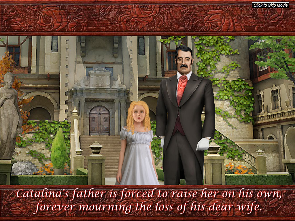 Vampire Brides: Love Over Death (Windows) screenshot: Bogdan and Catalina