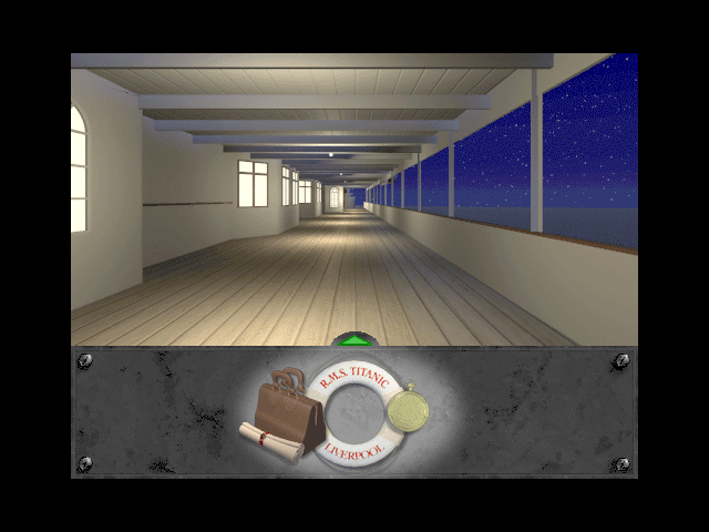 Titanic: Adventure Out of Time (Macintosh) screenshot: 1st Class Promenade
