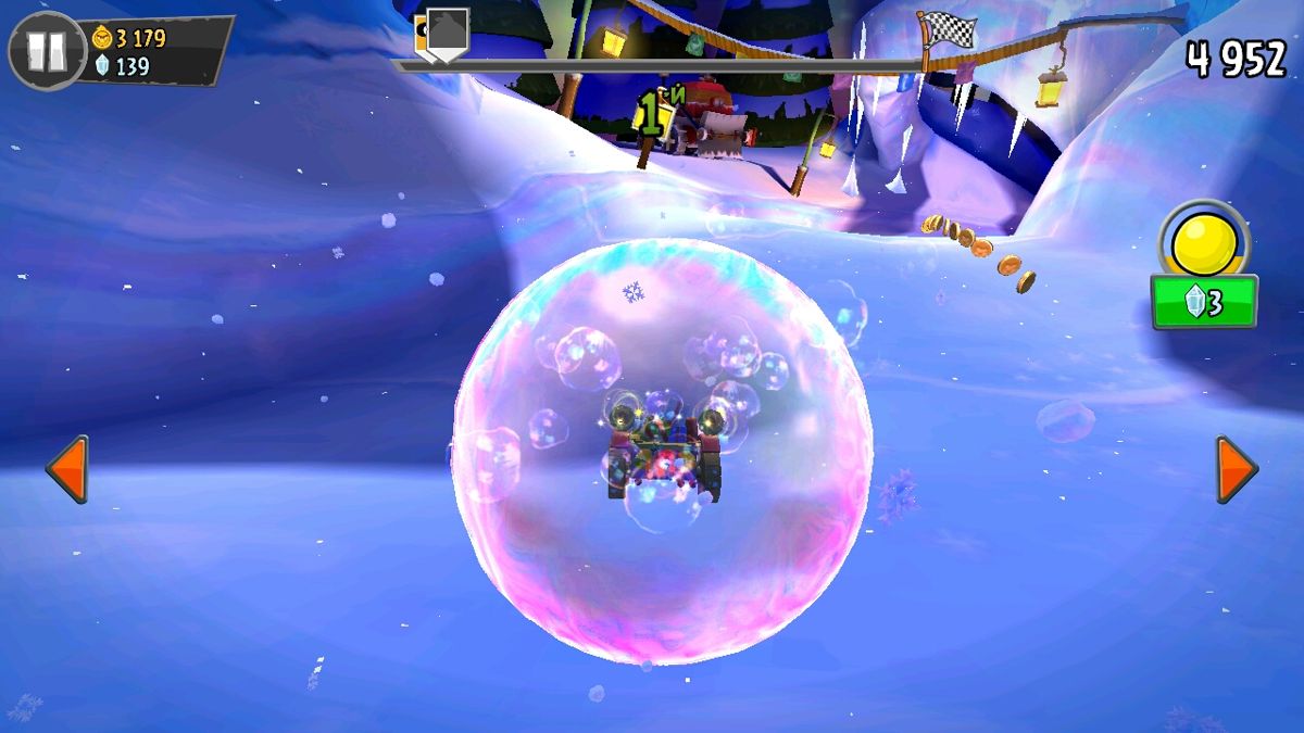 Angry Birds: Go! (Android) screenshot: Using another special ability