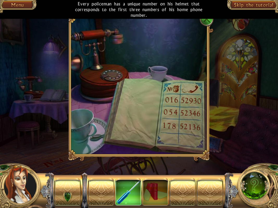 Snark Busters: Welcome to the Club (Windows) screenshot: Phone book