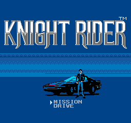 Knight Rider (NES) screenshot: Title Screen