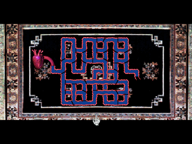 The 7th Guest (Macintosh) screenshot: Rug puzzle