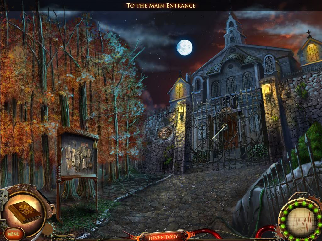Nightfall Mysteries: Asylum Conspiracy (Windows) screenshot: Gates