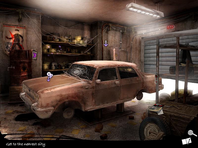 Lost in the City: Post Scriptum (Windows) screenshot: The garage