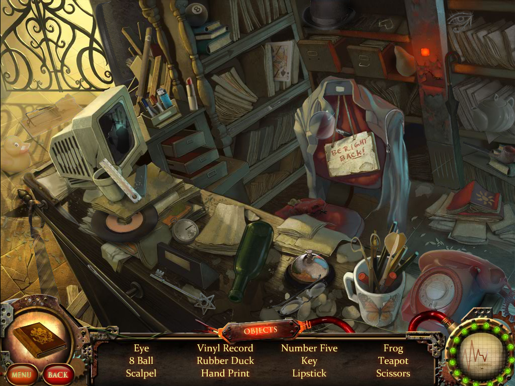 Nightfall Mysteries: Asylum Conspiracy (Windows) screenshot: Reception desk