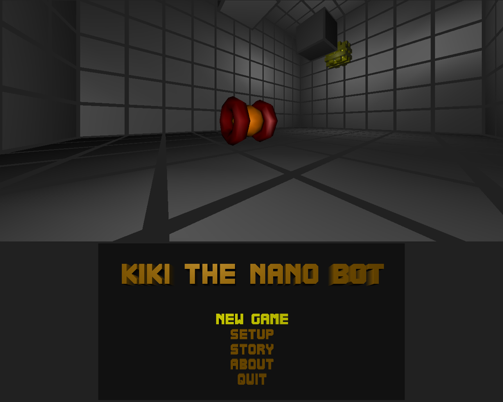 Kiki the Nano Bot (Windows) screenshot: Main menu