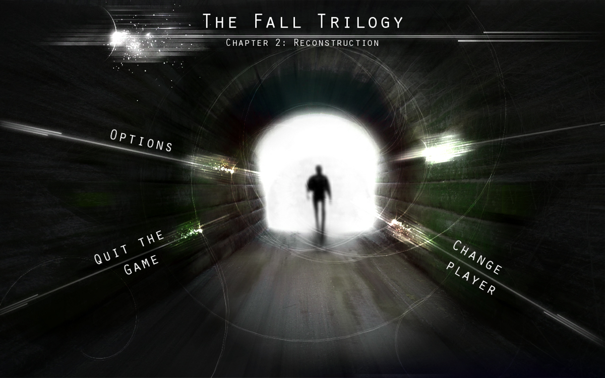 The Fall Trilogy: Chapter 2 - Reconstruction (Windows) screenshot: Main menu