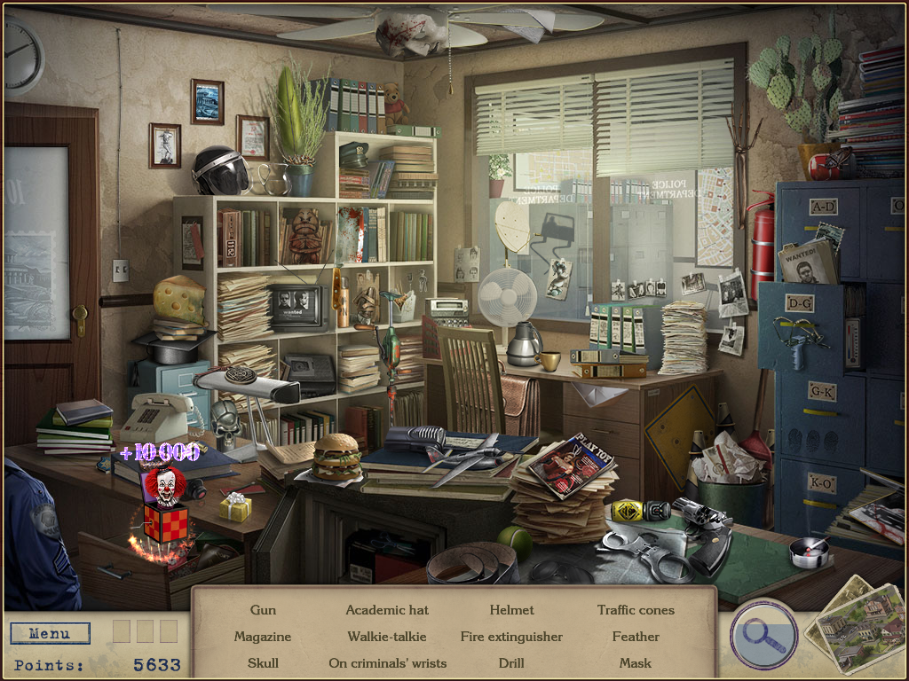 Letters from Nowhere (Windows) screenshot: Finding the jack-in-the-box for bonus points.