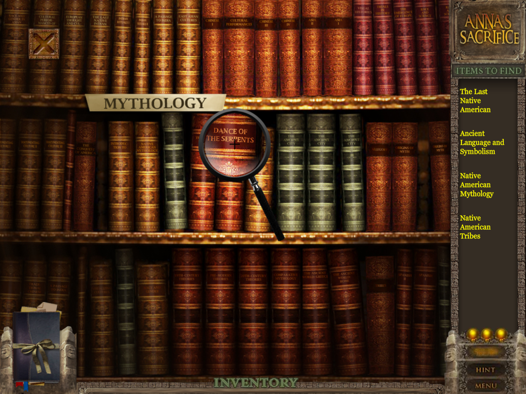 Bloodline of the Fallen: Anna's Sacrifice (Windows) screenshot: Searching for books.