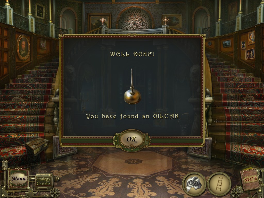 Dark Tales: Edgar Allan Poe's The Black Cat (Collector's Edition) (Windows) screenshot: Oil can