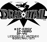 Nail 'n Scale (Game Boy) screenshot: Title screen (JP)
