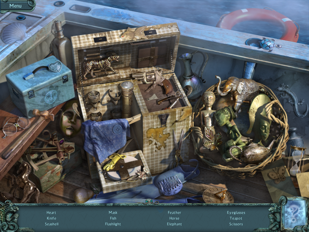 Twisted Lands: Shadow Town (Windows) screenshot: Boat equipment
