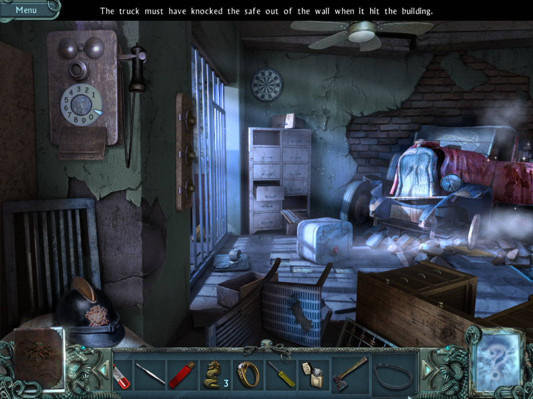Twisted Lands: Shadow Town (Windows) screenshot: Police station
