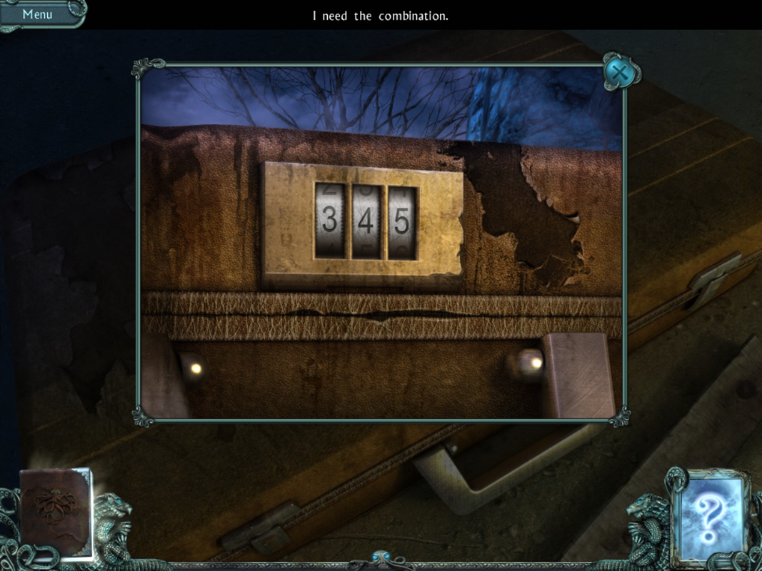 Twisted Lands: Shadow Town (Windows) screenshot: Combination lock