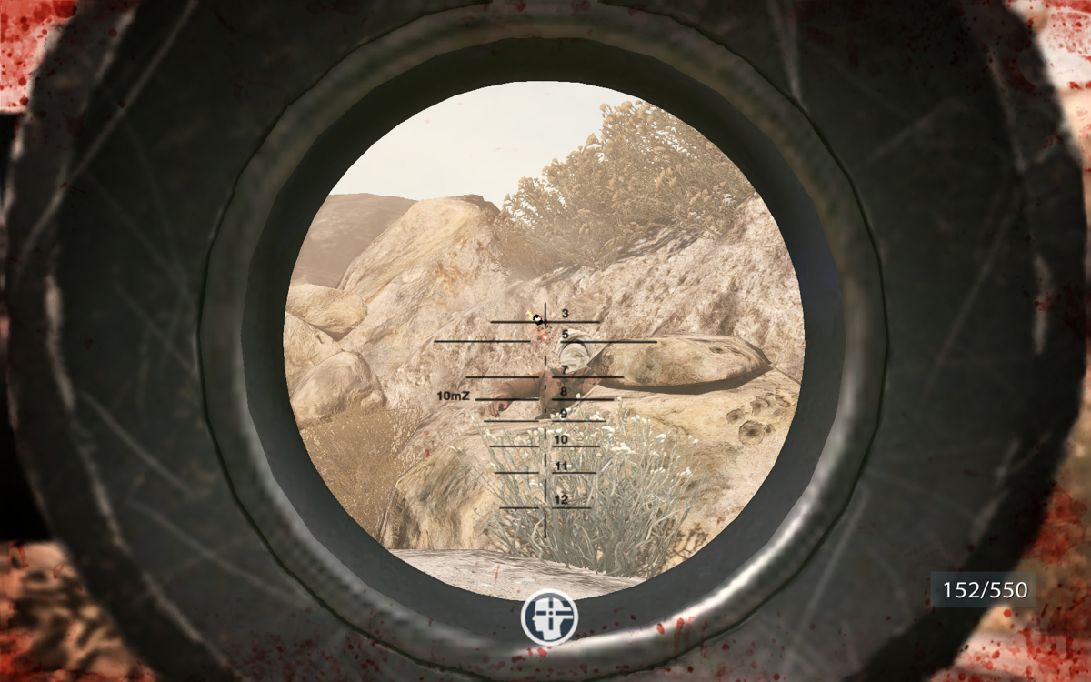 Medal of Honor (Windows) screenshot: Headshots are marked with an icon