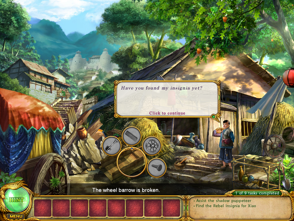 Shaolin Mystery: Tale of the Jade Dragon Staff (Windows) screenshot: Blocked stairs