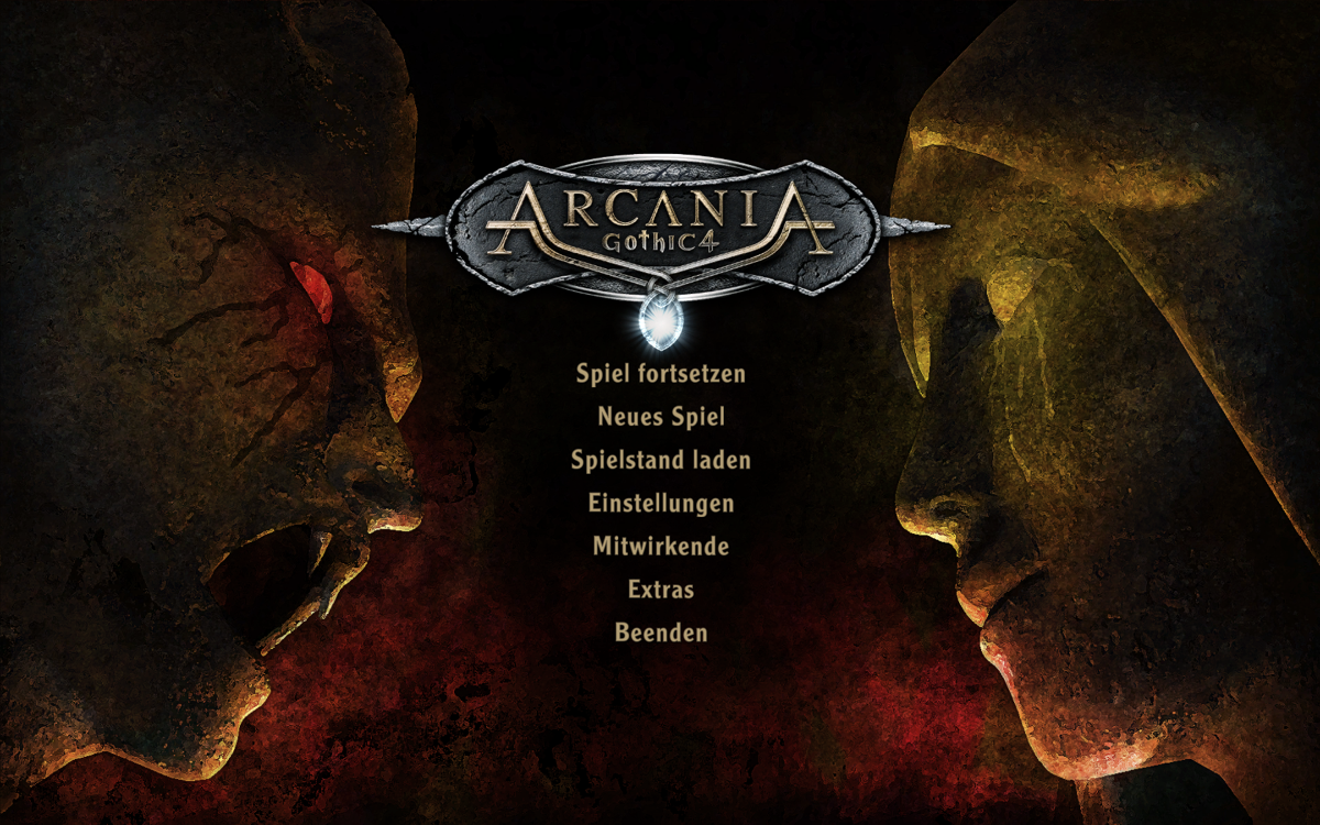 ArcaniA: Gothic 4 (Windows) screenshot: Menu Screen