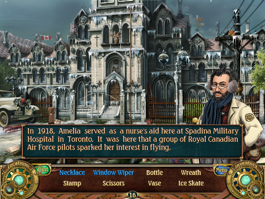 Unsolved Mystery Club: Amelia Earhart (Windows) screenshot: Spadina military hospital