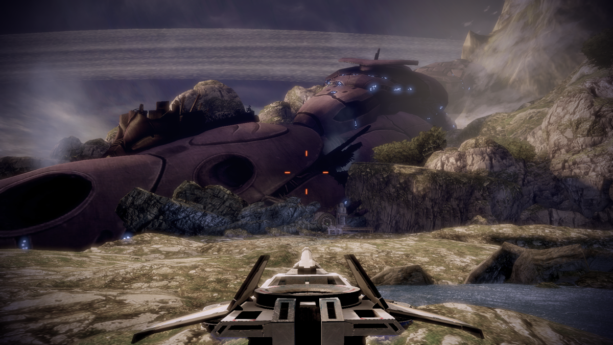 Mass Effect 2: Overlord (Windows) screenshot: The area is clear.