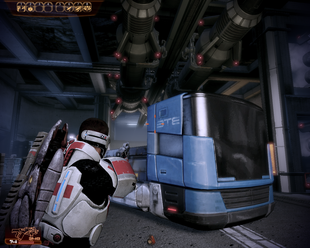 Mass Effect 2: Kasumi - Stolen Memory (Windows) screenshot: Futuristic truck.