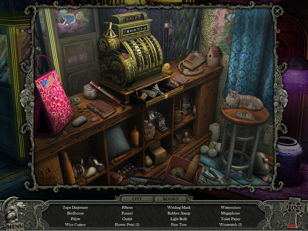 Hidden Mysteries: Vampire Secrets (Windows) screenshot: Desk