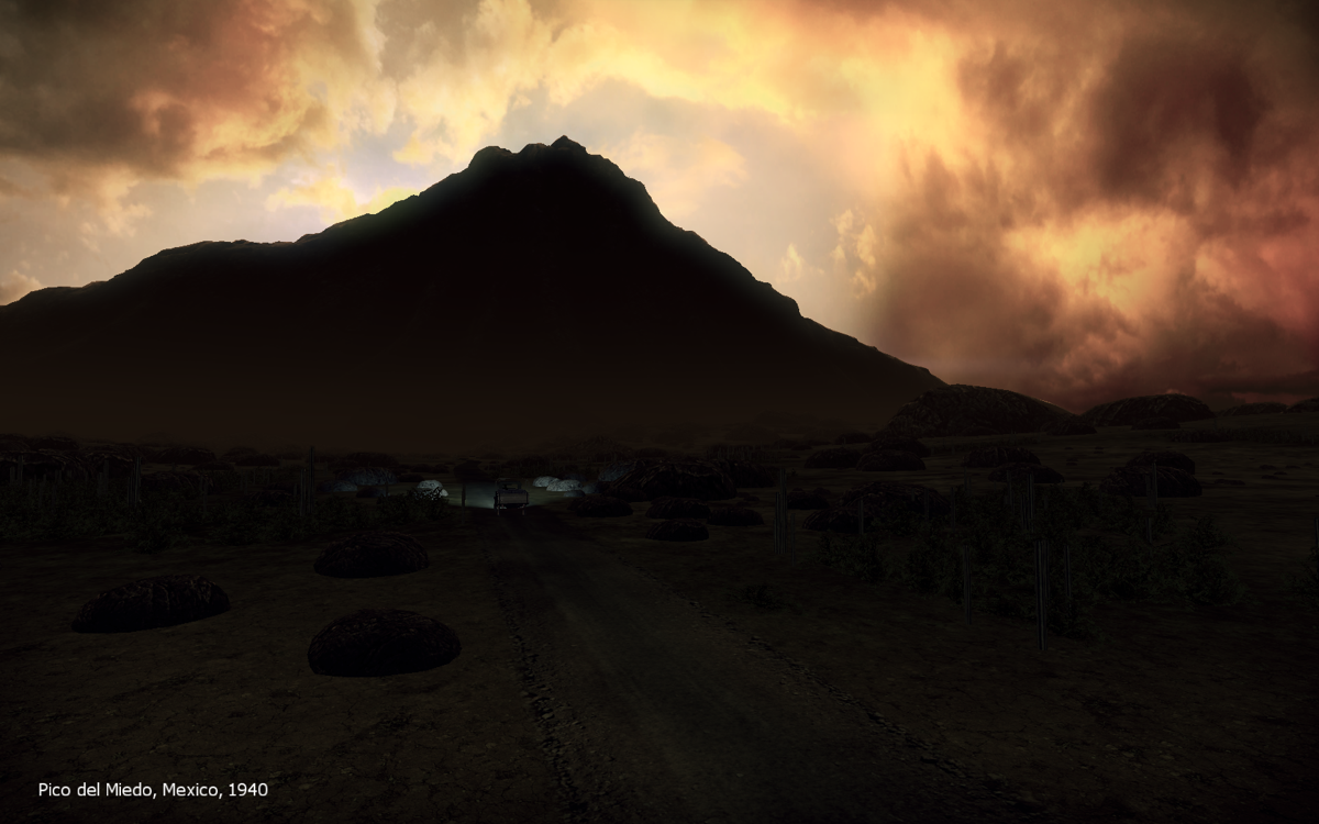 The Ball (Windows) screenshot: The story occurs inside of the Mexican mountain known as Pico del Miedo, in 1940