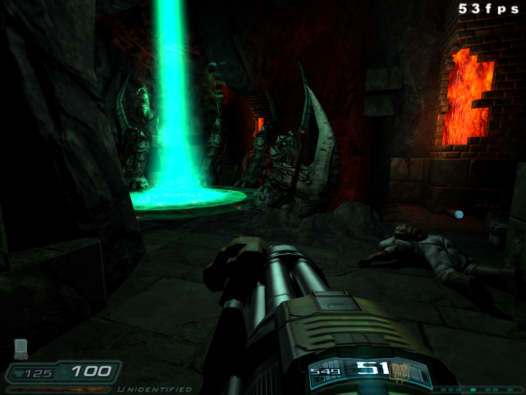 Screenshot of Doom³ (Linux, 2004) - MobyGames