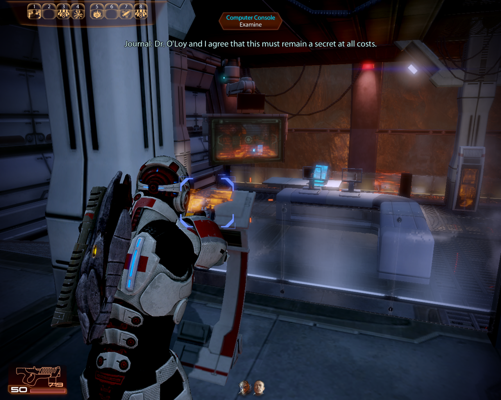 Mass Effect 2: Firewalker Pack (Windows) screenshot: Those doctors always want to hide something.