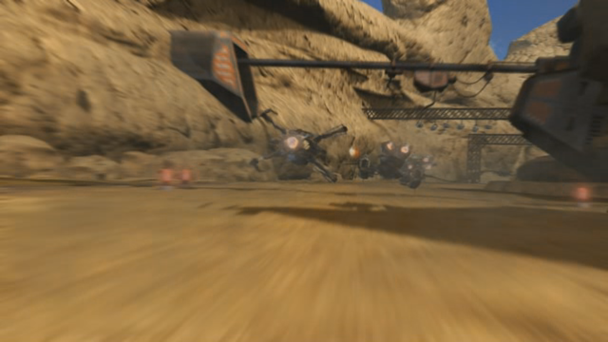 A.I.M. Racing (Windows) screenshot: Intro sequence.