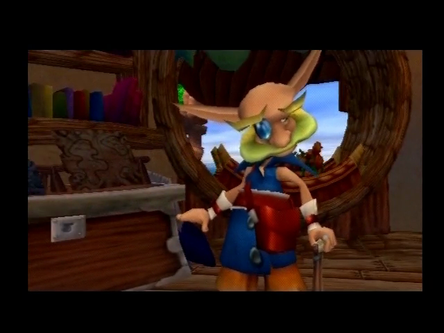 Jak and Daxter: The Precursor Legacy (PlayStation 2) screenshot: Uncle?