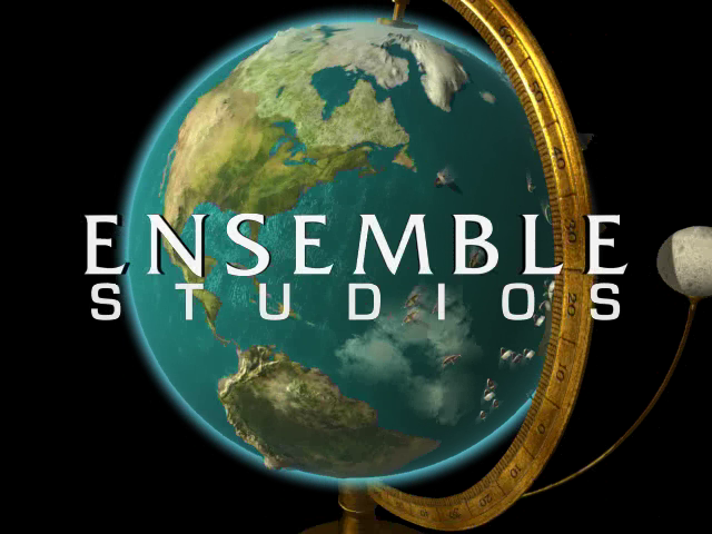 Age of Mythology (Windows) screenshot: Ensemble Studios logo