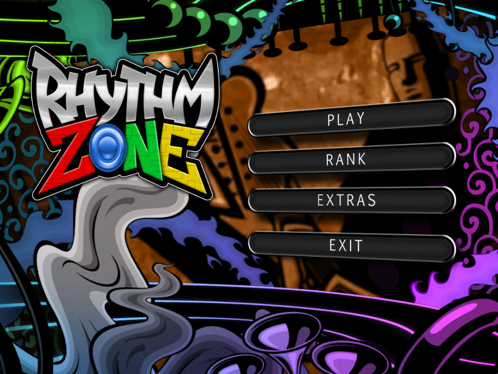 Rhythm Zone (Windows) screenshot: Main menu