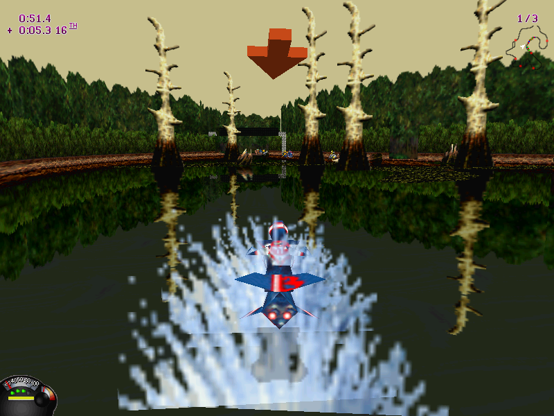 Jet Moto (Windows) screenshot: Splash!