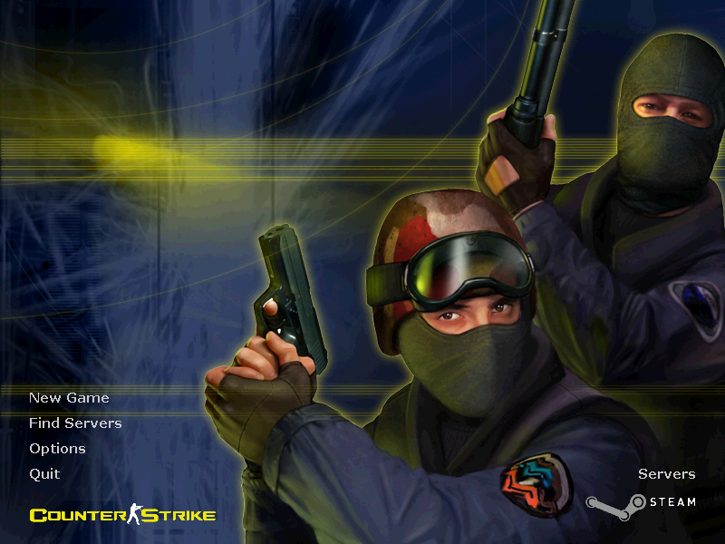 Counter-Strike (Windows) screenshot: Main menu