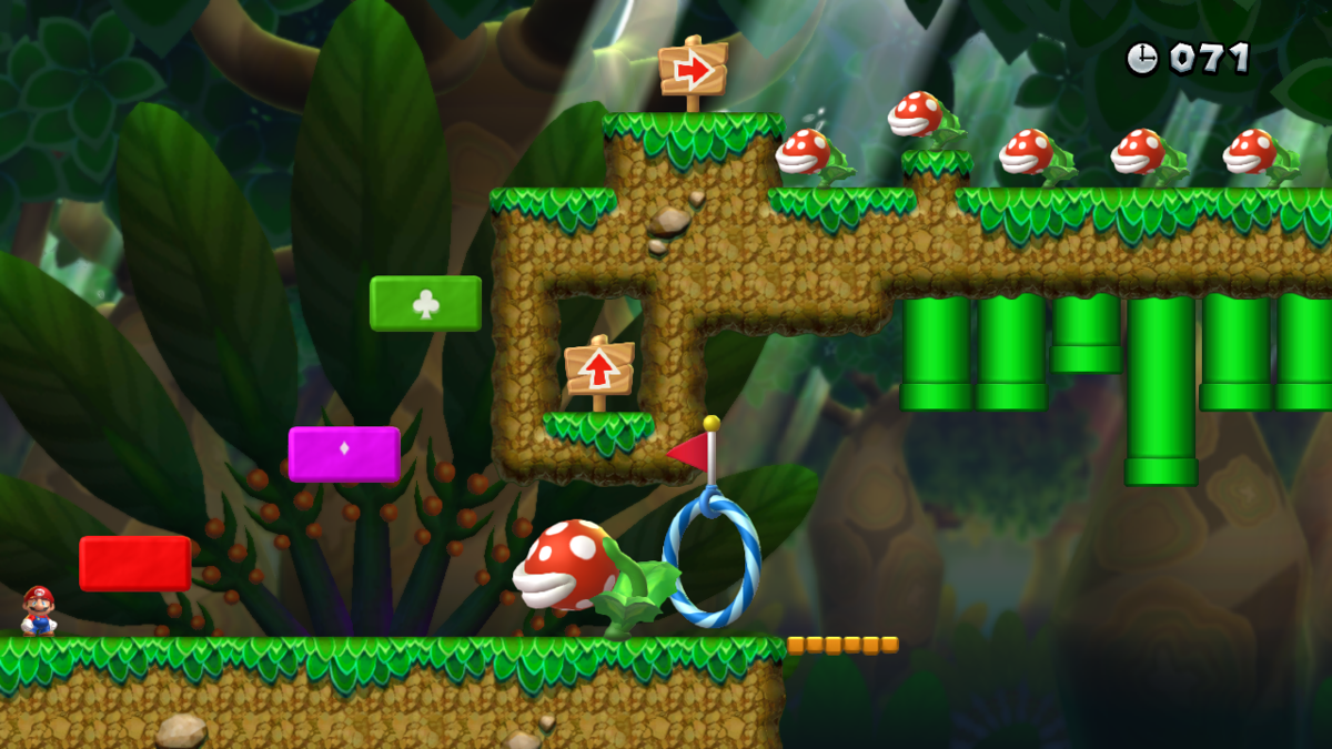 how to play super mario bros wii u with 2 players