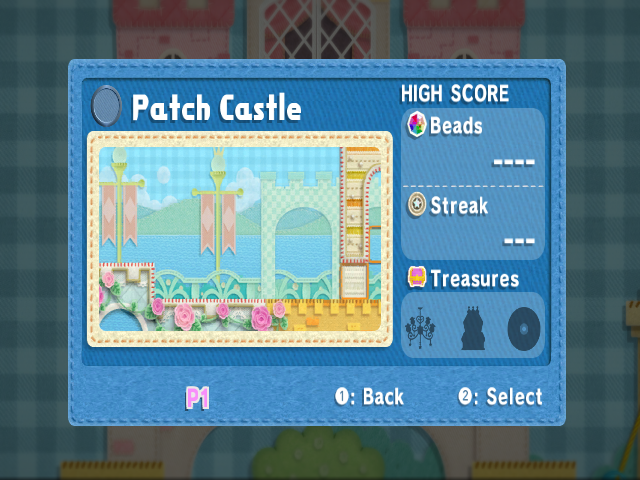 Kirby's Epic Yarn (Wii) screenshot: Entering the first level