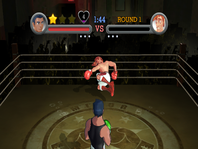 Punch-Out!! (Wii) screenshot: And he is down!