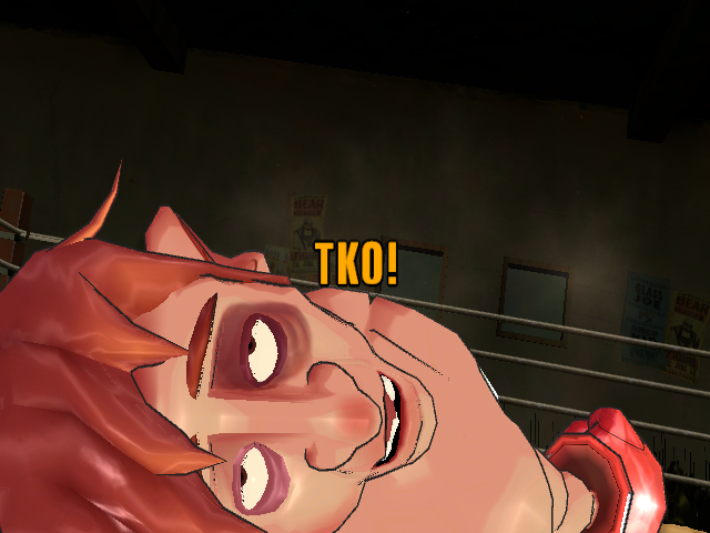 Punch-Out!! (Wii) screenshot: TKO!