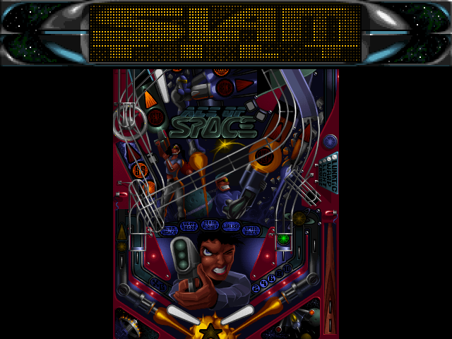 Slam Tilt (Windows) screenshot: Ace of Space Table