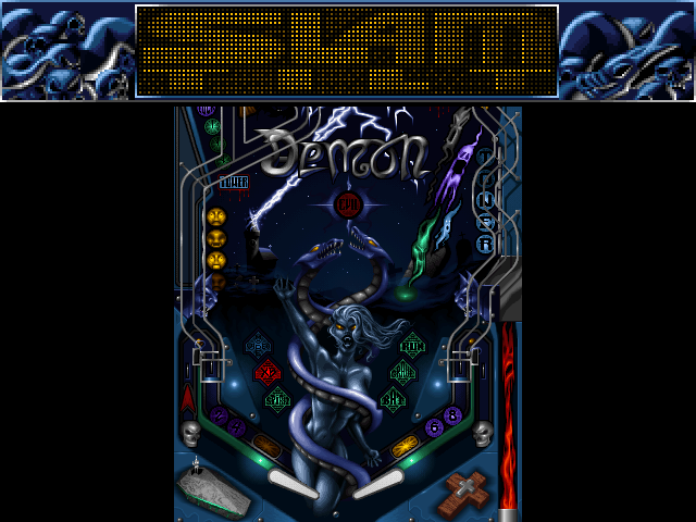 Slam Tilt (Windows) screenshot: Night of the Demon Table