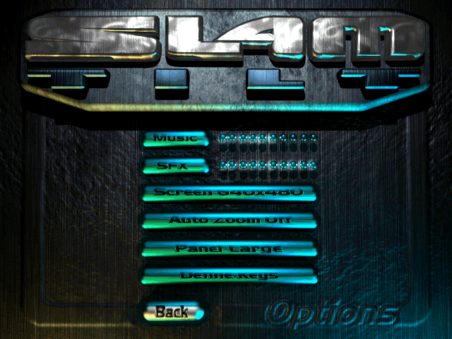 Slam Tilt (Windows) screenshot: Settings