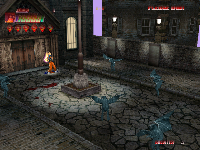 Cannon Spike (Dreamcast) screenshot: First stage