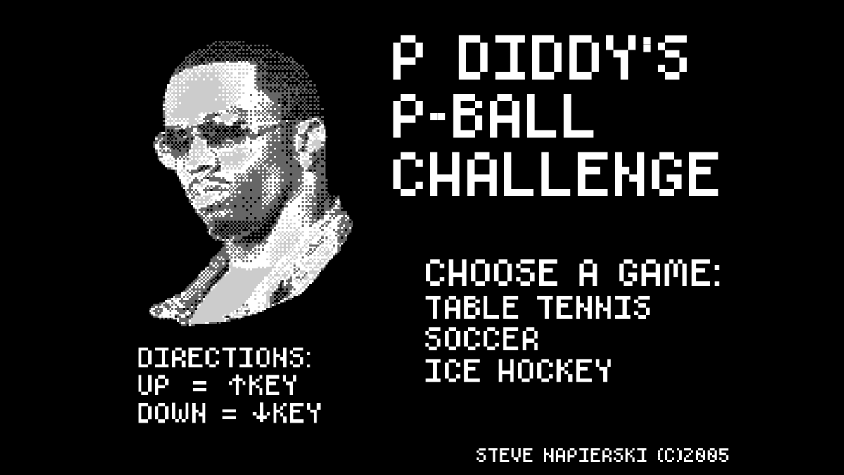 Screenshot of P Diddy's P-Ball Challenge (Browser, 2005) - MobyGames